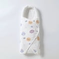 thumbnail image 4 of Edredón de doble capa para bebé recién nacido, de algodón puro, para primavera, otoño e invierno, bolsa de toalla, edredón, bolsa a prueba de viento, manta, funda, saco de dormir fino, 4 of 6