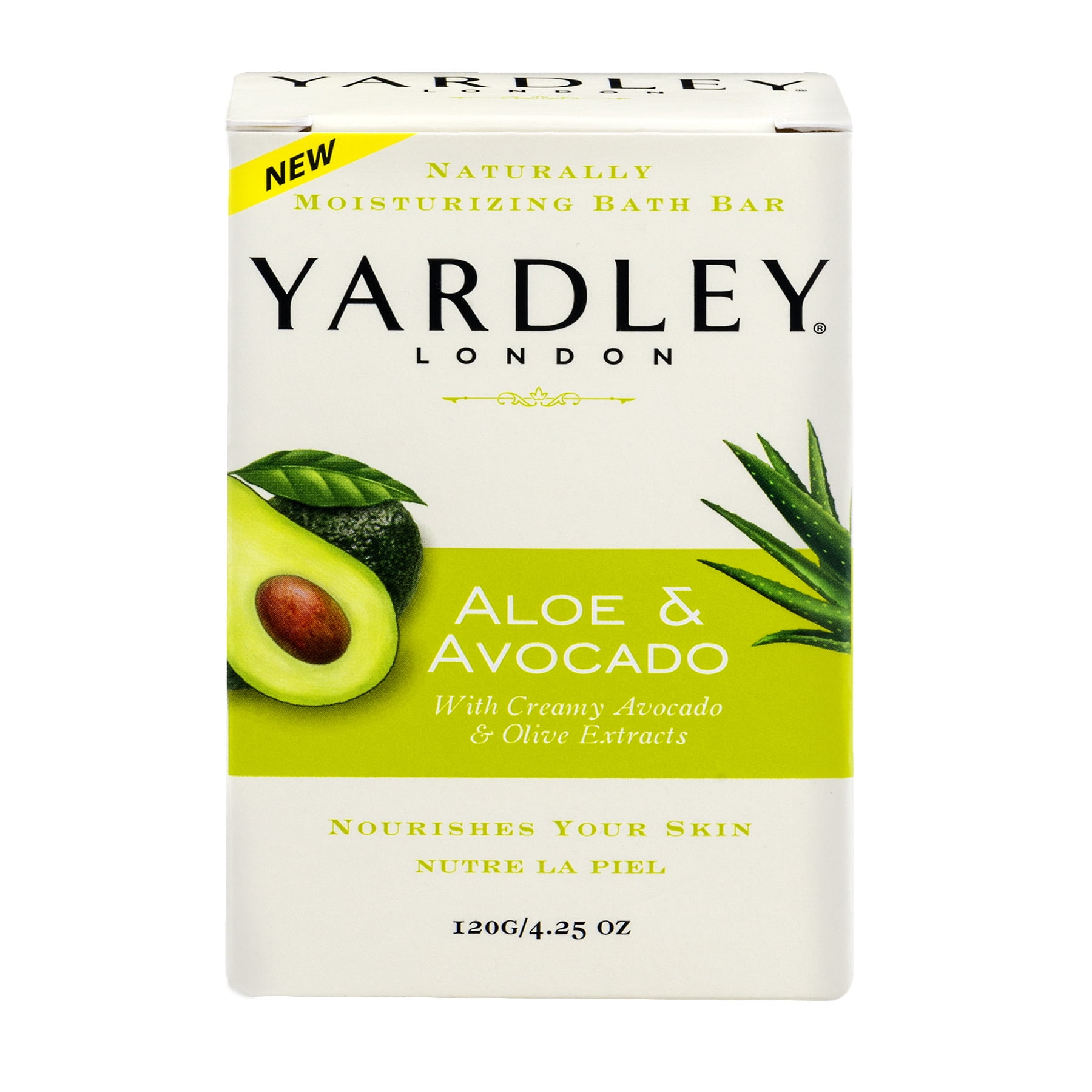 YARDLEY SOAP ALOE & CUCUMBER 4.25 OZ