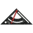 thumbnail image 1 of Shisuyan Adjustable Aluminum Alloy Triangle Ruler for Carpentry Precision Right Angle Ruler Tool for Woodworking Framing Measuring, 1 of 8