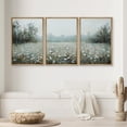 thumbnail image 2 of Lámina sobre lienzo SIGNWIN Misty White Wildflower Meadow 24x36x3 cm, 2 of 7