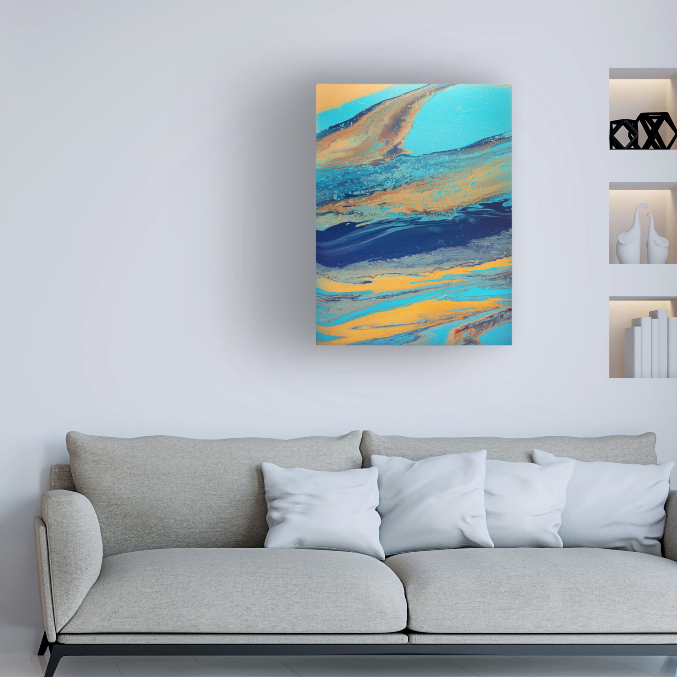 Trademark Fine Art Alyson Storms Picture Jasper Canvas Wall Art