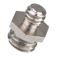 thumbnail image 5 of 1/4" Male to 3/8" Male Threaded Screw Adapter for Camera Tripod Shoulder Rig, 5 of 5