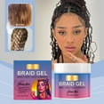 thumbnail image 4 of Gel para trenzas, gel fijador para trenzas, gel para trenzas africanas, gel de larga duración para trenzas, sin descamación, brillo intenso para trenzas, rastas, giros y trenzas africanas, 100 g, 4 of 4