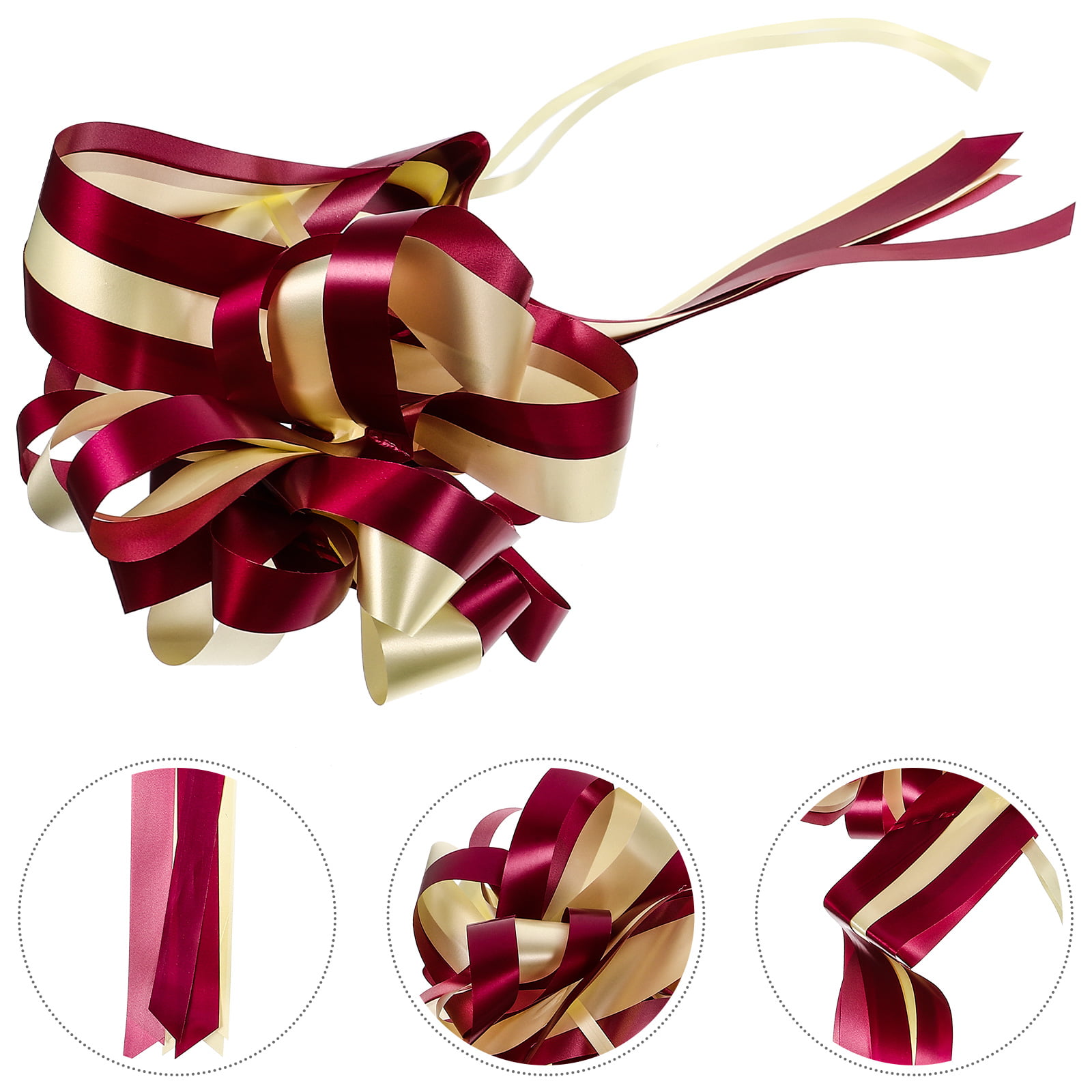 Christmas Pull Flower Bows Gift Wrapping Package for Wedding Cars and – BBJ  WRAPS