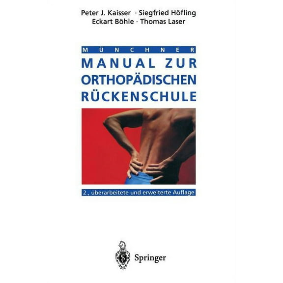 MÃ¼nchner Manual Zur OrthopÃ¤dischen RÃ¼ckenschule, (Paperback)