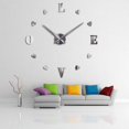 thumbnail image 2 of Personalidad europea y americana DIY Espejo súper grande Reloj de pared 3D simple Reloj adhesivo de pared creativo Reloj de espejo acrílico Eva Plata JM, 2 of 2