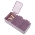 thumbnail image 6 of Unique Bargains 1 Pc Pill Case 3 Grid Design Pill Box Purple, 6 of 6