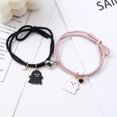thumbnail image 4 of QHUDLV Cute Cartoon Ghost Romantic Couple Heart Magnetic Attracting Bracelets For Women Pendant Friendship Jewelry Bracelet H3N7 Gift bracelet jewelry bracelets couple girlfriend For matching ghost b, 4 of 5
