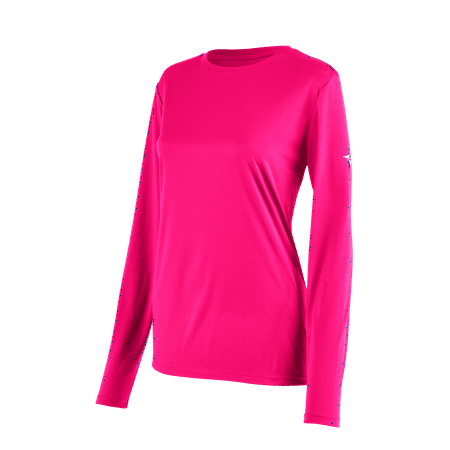 UPC: 0889961544446 | Mizuno Women s Mizuno Long Sleeve Tee Size Extra Extra Large Shocking Pink (1M1m)