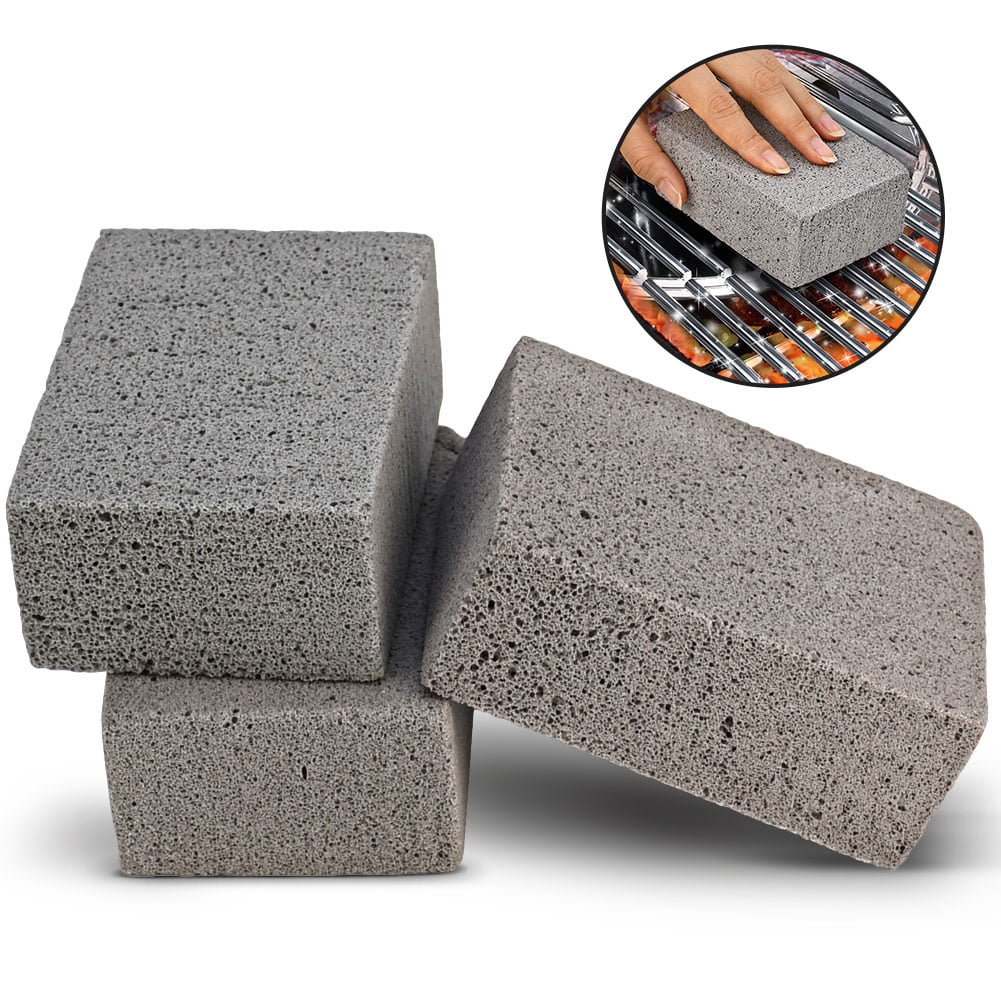Commercial Grade Pumice Stone Tool Cleans " Flat Details about   Grill Griddle Cleaning Brick 