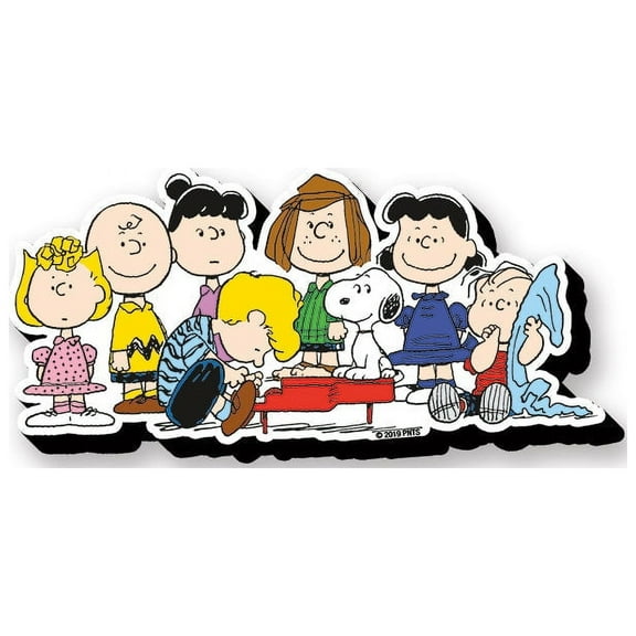 Peanuts Cast Funky Chunky Magnet
