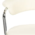 thumbnail image 6 of Safavieh Pier Faux Leather Mid Back Desk Chair, Creme, 6 of 6