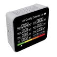 thumbnail image 1 of 9 In1 Air Quality Monitor Meter Carbon Dioxide PM2.5 PM1.0 Detection, 1 of 5
