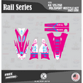 thumbnail image 3 of Kalair GFX Graphics Kit for Kawasaki KX250 POLISPORT RESTYLE (2003-2008) Rail Series, 3 of 5