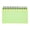 Green, variant on Zjdatm Index Cards 3" x 5" Spiral Ruled Index Card with Frosted Transparent Cover Coil Spiral Notebook for Office Home Classroom Taking to Do List