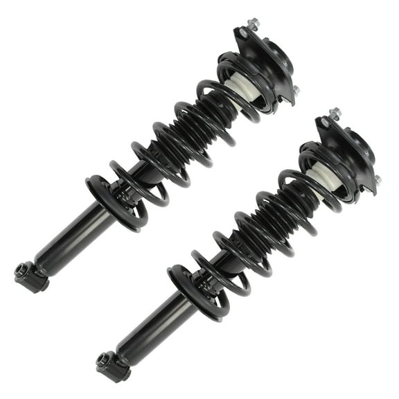 Detroit Axle - 2 Rear Struts for 2016-2017 Subaru Crosstrek 2013-2015 XV Crosstrek, Struts with Coil Spring Assembly Replacement Quick Complete Struts Suspension