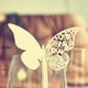thumbnail image 3 of 50pcs Cut Butterfly Wedding Party Table Glass Place Cards Decoración, 3 of 4