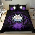 thumbnail image 4 of Marshall Island Purple Hibiscus Bedding Set, 4 of 7