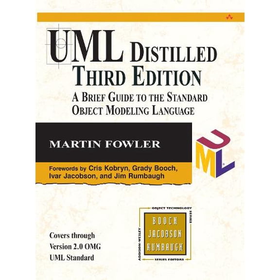 Pre-Owned UML Distilled: A Brief Guide to the Standard Object Modeling Language (Paperback) 0321193687 9780321193681