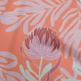 thumbnail image 1 of oneOone Cotton Jersey Orange Fabric Tropical Floral Dress Material Fabric Print Fabric By The Yard 58 Inch Wide, 1 of 4