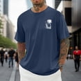 thumbnail image 2 of T-shirt à Manches Courtes Imprimé Graphique Décontracté pour Loisirs Quotidiens - T-Shirts Confortables pour Hommes avec Col Rond et Œuvre d'Art Moderne, 2 of 4