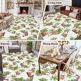 thumbnail image 5 of Large Area Rugs for Living Room Bedroom, Summer 6'x9' Rug Washable Carpet Runner Indoor Outdoor, Botanical Tropical Plants Camels Palm Tree Animals Non Slip Floor Mats Rug for Kitchen, Playroom, 5 of 8