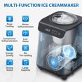 1.3 Quart Ice Cream Maker Machine with Builtin Compressor, Fully