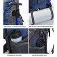 thumbnail image 3 of Mochila de Senderismo Bseash 50L Resistente al Agua y Ligera Azul Marino, 3 of 9