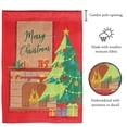thumbnail image 2 of Flag Tree Merrychristmas Polyester 13x18, 2 of 2