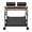 Coffee, variant on 2 Tiers Beauty Salon Nail Or Foot Bath Spa Portable Trolley Cart for Foot Rest Pedicure Manicure Funiture Massage Table Salon Supplies Footrest Stand (Coffee)