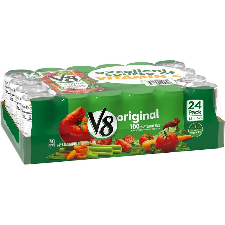 Vegetable Juice, 11.5 oz Can, 28/Carton, Ships in 1-3 Business Days Vegetable Juice, 11.5 oz Can, 28/Carton, Ships in 1-3 Business Days