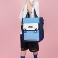 thumbnail image 4 of Mochilas informales de nailon con cremallera para adolescentes de gran capacidad con asa para niños, 4 of 6