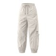 thumbnail image 4 of CONZONE Little Boys Baggy Pants Wide Leg Jogger Pants for Boys Drawstring Fall Athletic Trousers with Pockets, 4 of 4
