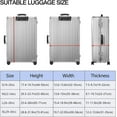 thumbnail image 4 of Travel Luggage Cover Suitcase Girl Protector Storage Fits 18-32 Inch Luggage Flower Luggage Protector Wheel Covers Patterned Travel with Pocket Elastic Luggage Anti-scratch Suitcase Cover L, 4 of 4