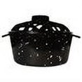 thumbnail image 2 of Uniflame C-1929 PORCELAIN COATED LATTICE TOP STEAMER- BLACK WITH WHITE SPECKLES, 2 of 2