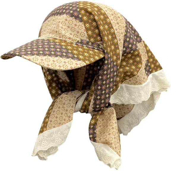 Y2K Baddie Baseball Cap with Bandana Head Wrap Retro Streetwear Raves Trucker Hats Women Country Grunge Y2k Skull Cap