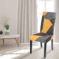 thumbnail image 4 of Stretchy Dining Chair Covers Set of 2, Elastic Kitchen Chair Slipcovers Removable Protective Cover Nonslip for Hotel Dining Room Ceremony Banquet Wedding Party (2 Pack, Geometry64), 4 of 8