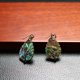 thumbnail image 3 of Pendientes de concha de abulón de mar envueltos a mano del árbol de la vida para mujer, cobre envejecido de alambre francés, 3 of 5
