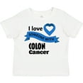 thumbnail image 3 of Inktastic I Love Someone with Colon Cancer blue heart ribbon Boys or Girls Toddler T-Shirt, 3 of 5