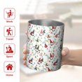 thumbnail image 5 of 12oz Coffee Tumblers White Christmas Gnome and Light Pattern Stainless Steel Vacuum Insulated Travel Tumbler Coffee Cups Mug with Lid and Straw with Cleaning Brush for Cold & Hot Drinks, 5 of 5