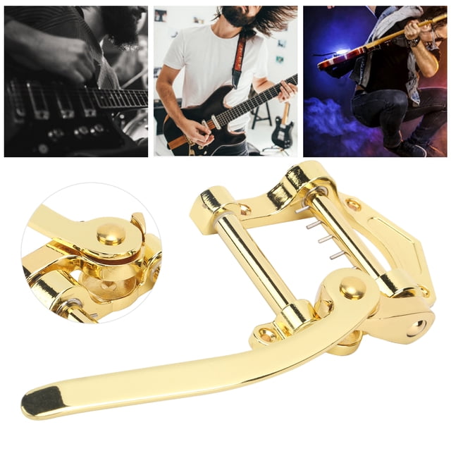 UNIDAD DE TRÉMOLO DE PUENTE VIBRATO PARA GUITARRA ELECTRA ES335, CORDAL DE METAL CON VARILLAS DE FIJACIO DE RODILLOS, FÁLE DE INSTALAR, AMPLIA APLICACIÓN