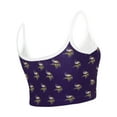 thumbnail image 3 of Women's Concepts Sport Purple Minnesota Vikings Gauge Lounge Bralette, 3 of 3