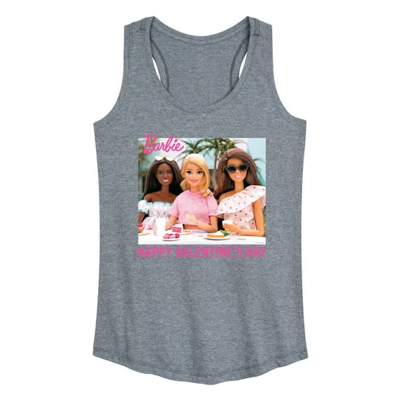 Barbie - Valentine's Day - Happy Galentine's Day Barbies - Women's Racerback Tank Top