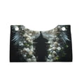 thumbnail image 4 of Lsque Floral Angelic White Wings Printed Long Tissue Box Cover Holder, Facial Paper Organizer Dispenser,Triangle with Bottom Belt, PVC Leather Decorative Organizer, 4 of 9