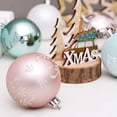 thumbnail image 3 of 30ct Christmas Ball Ornaments Shatterproof Christmas Ornaments Set Decorations for Xmas Tree Balls 60mm/2.36",A6, 3 of 12