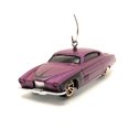 thumbnail image 2 of Fish'd & Chip'd Custom Jaguar Christmas Ornament 1:64 Purple, 2 of 3