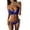 Blue, variant on Womens Swimsuits String Cutout Bikini Thong Swimwear,Blue,M