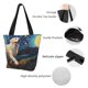 thumbnail image 4 of Balery Vintage Starry Sky Labrador A Bolsa de Hombro con Diseño, Bolsa Grande y Duradera, Bolsa Versátil para Compras, 4 of 6