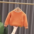 thumbnail image 2 of Chandail avec Col pour Enfants, Couleur Unie, Col Rond, Chandail avec Col Rabattable, Tricot d'Hiver Mode, Col Doux, 2 of 6