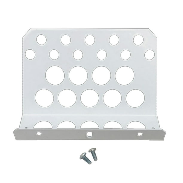 BOOMTB Floating Wall Shelf for TV Components, Space Save Metal Router Wall Mount Shelf Bracket